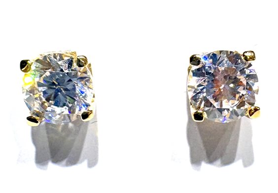 Ohrringe CP gioielli 9K in Gelbgold Cubic Zirconia 9K P.L. ZIRC CP UU/N 1.70 G - 9K P.L. ZIRC CP UU/N 1.70 G